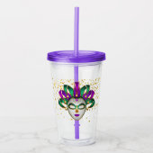 Mardi Gras Acryl Tumbler Acryl Drinkbeker (Voorkant)