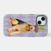 Mardi Gras Airedale (Verso Horizontal)