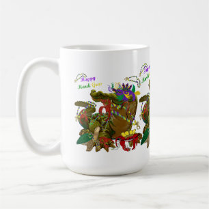 Mardi Gras Alligator Koffiemok