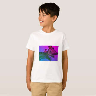 Mardi Gras Alligator met Crawfish T-shirt