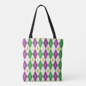 Mardi Gras Argyle All-over-print tas (Achterkant)