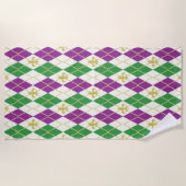 Mardi Gras Argyle badhanddoek (Voorkant)