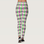 Mardi Gras Argyle Leggings (Achterkant)
