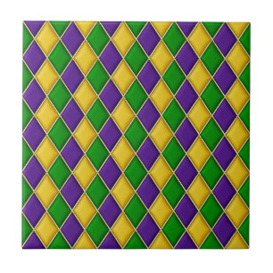 Mardi Gras Arlequin Carreaux Motifs Diamond