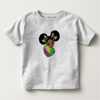 Mardi Gras Baby Meisje met Hart  Kinder Shirts