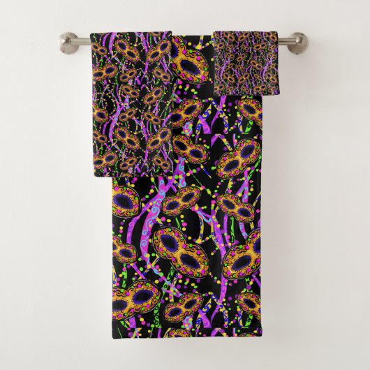 Mardi Gras Bad Handdoek (Insitu)