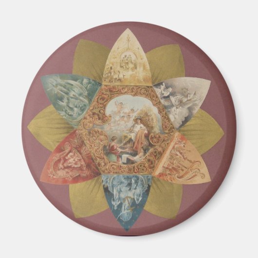 Mardi Gras Ball  gunst Magneet (Voorkant)