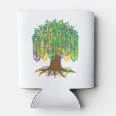 Mardi Gras Bead Tree Carnival Blikjeskoeler (Achterkant)