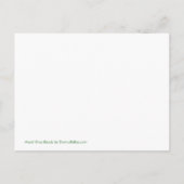 Mardi Gras Beads Briefkaart Invitations Sjablonen (Achterkant)