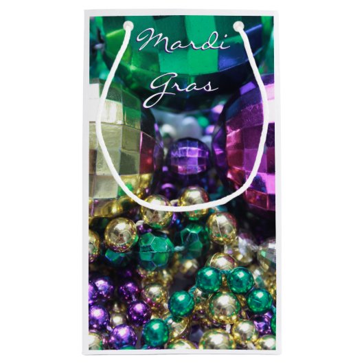 Mardi Gras Beads Fête Favoriser Sacs Cadeaux (Dos)