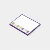 Mardi Gras Beads King Cake New Orleans Carnaval Post-it® Notes (Schuin)