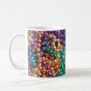 Mardi Gras Beads Koffiemok