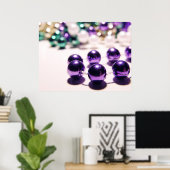 Mardi Gras Beads Poster (Thuiskantoor)