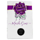 Mardi Gras Bedrijfslogo Medium Cadeauzakje (Voorkant)