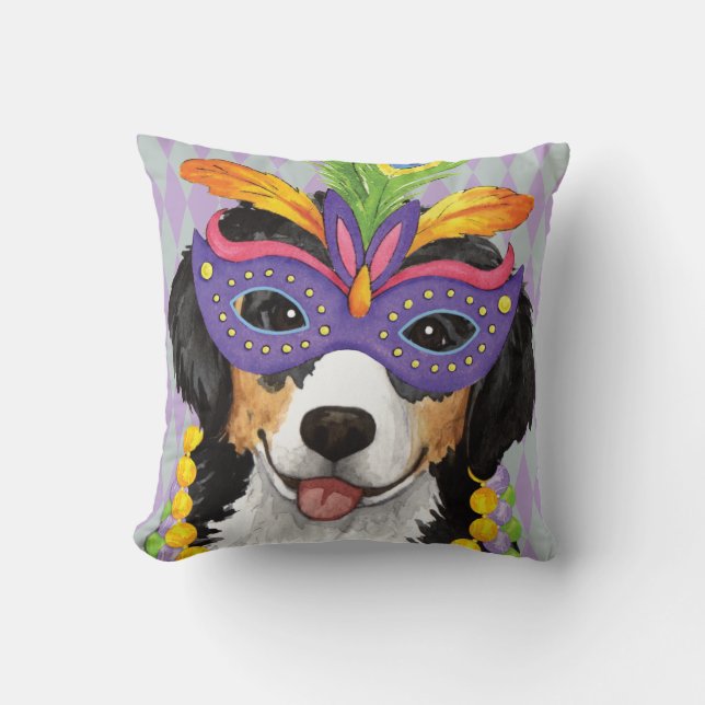 Mardi Gras Berner Kussen (Voorkant)