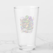 Mardi Gras Bier Glas (Achterkant)