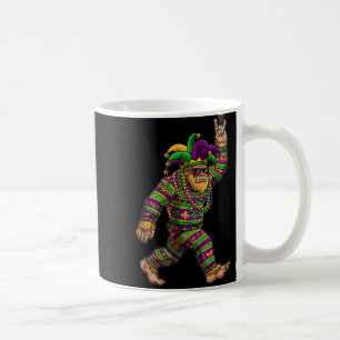 Mardi Gras Bigfoot Sasquatch Carnaval New Orleans  Koffiemok