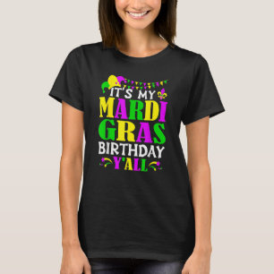Mardi Gras Birthday Costume T-shirt