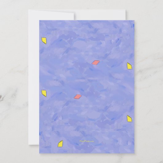 Mardi Gras Boy Invitation d'anniversaire (Dos)