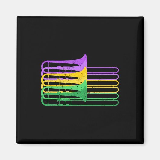 Mardi Gras BR Trombone Marching Orchestra Magneet (Voorkant)