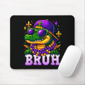 Mardi Gras Bruh Mardigator Alligator Costume Teens Muismat (Met muis)