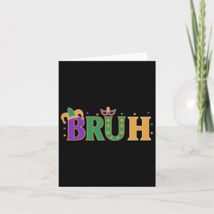 Mardi Gras Bruh Shirt Boys Mardi Gras Kinder Tiene Kaart