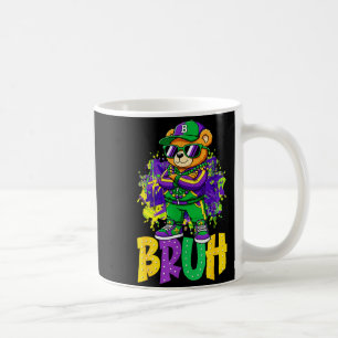 Mardi Gras Bruh Teddybeer Hip Hop Jongens Mannen N Koffiemok