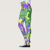 Mardi Gras Camo Camouflage Leggings (Links)