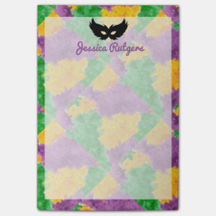 Mardi Gras Camouflage Masker Post-it® Notes