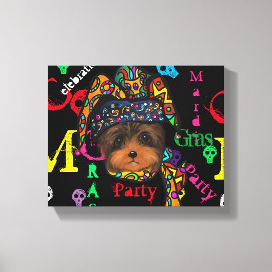 Mardi GRAS Canvas Afdruk (Voorkant)