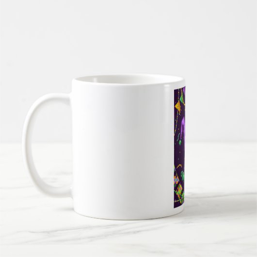 Mardi Gras Carnaval Café Mug (Gauche)