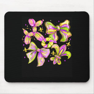 Mardi Gras Carnaval Coquette Boog Koning Cake Fleu Muismat