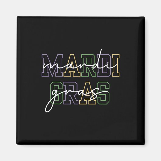 Mardi Gras Carnaval New Orleans voor vrouwen Magneet (Voorkant)