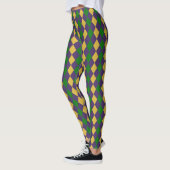 Mardi Gras Carnaval Purple Gold et Leggings verts (Gauche)