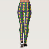 Mardi Gras Carnaval Purple Gold et Leggings verts (Dos)