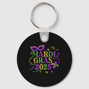 Mardi Gras Carnaval Vet Dinsdag Fleur De Lis Manne Sleutelhanger