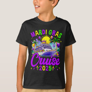 Mardi Gras Carnival Cruise 2025 Familiecruise T-shirt