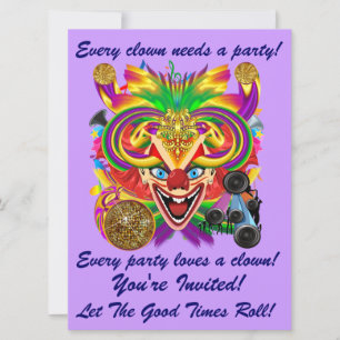 Mardi Gras Carnival Event Gelieve opmerkingen te U Kaart