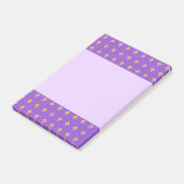Mardi Gras Carnival Harlequin Gold Fleur de Lis Post-it® Notes (Schuin)