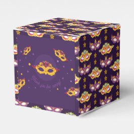 Mardi Gras Carnival Hartelijk dank Bedankdoosjes