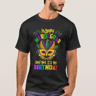Mardi Gras Carnival is mijn geboorte Funny Party T-shirt