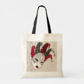 Mardi Gras Carnival Mask Canvas tas (Achterkant)
