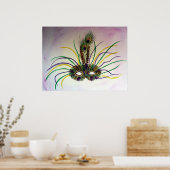 Mardi Gras Carnival Masque Poster Art Imprimer (Cuisine)