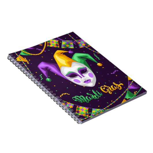 Mardi Gras Carnival Notitieboek (Rechterzijde)