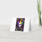 Mardi Gras Carnival Notitiekaartje (Voorkant)