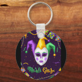 Mardi Gras Carnival Sleutelhanger (Voorkant)