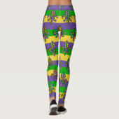 Mardi Gras Carnival vieren Leggings (Achterkant)