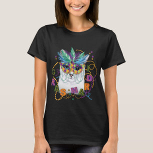 Mardi Gras Cat, Funny Mardi Gras T-shirt