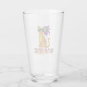 Mardi Gras Cat Glas (Achterkant)