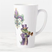  Mardi Gras Celebration Ceramic Latte Mug (Droite)
